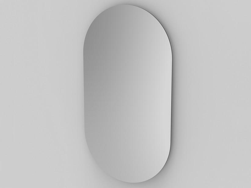 Miroir Cupola ovale 50xH90 cm bords brillants | IperCeramica Miroir Cupola ovale 50xH90 cm bords brillants | IperCeramica